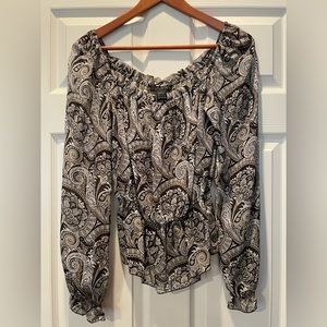 Vintage The Limited sheer silk blouse size medium